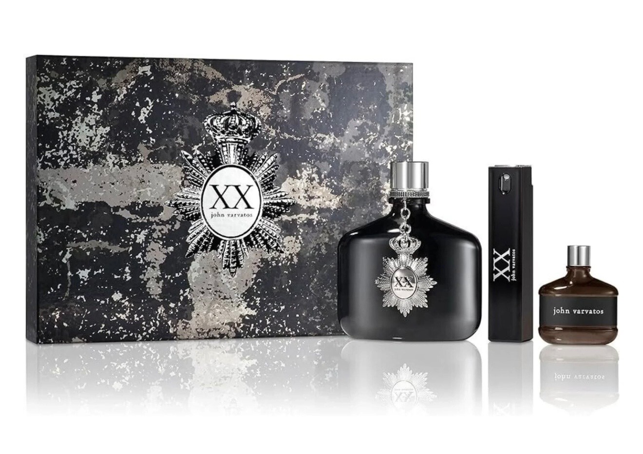 Set John Varvatos XX 3pc 4.2 oz. Eau de Toilette +17ml XX+15ml John VarvatosNew