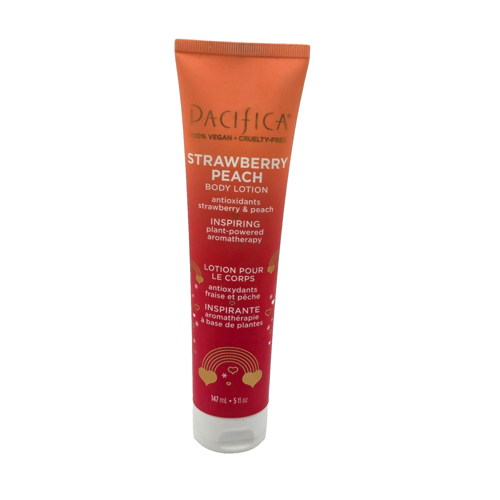 Pacifica Strawberry Peach Antioxidant Body Lotion 5oz New!