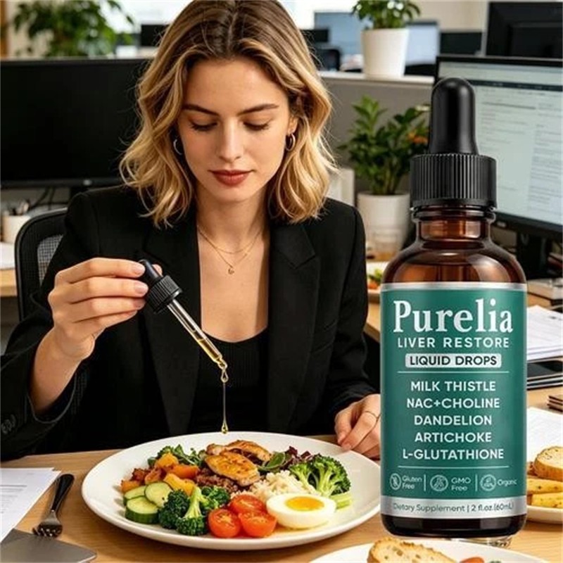 5PCS Purelia Liver Restore Drops – Complete Liver Detox Support Supplement 60ml