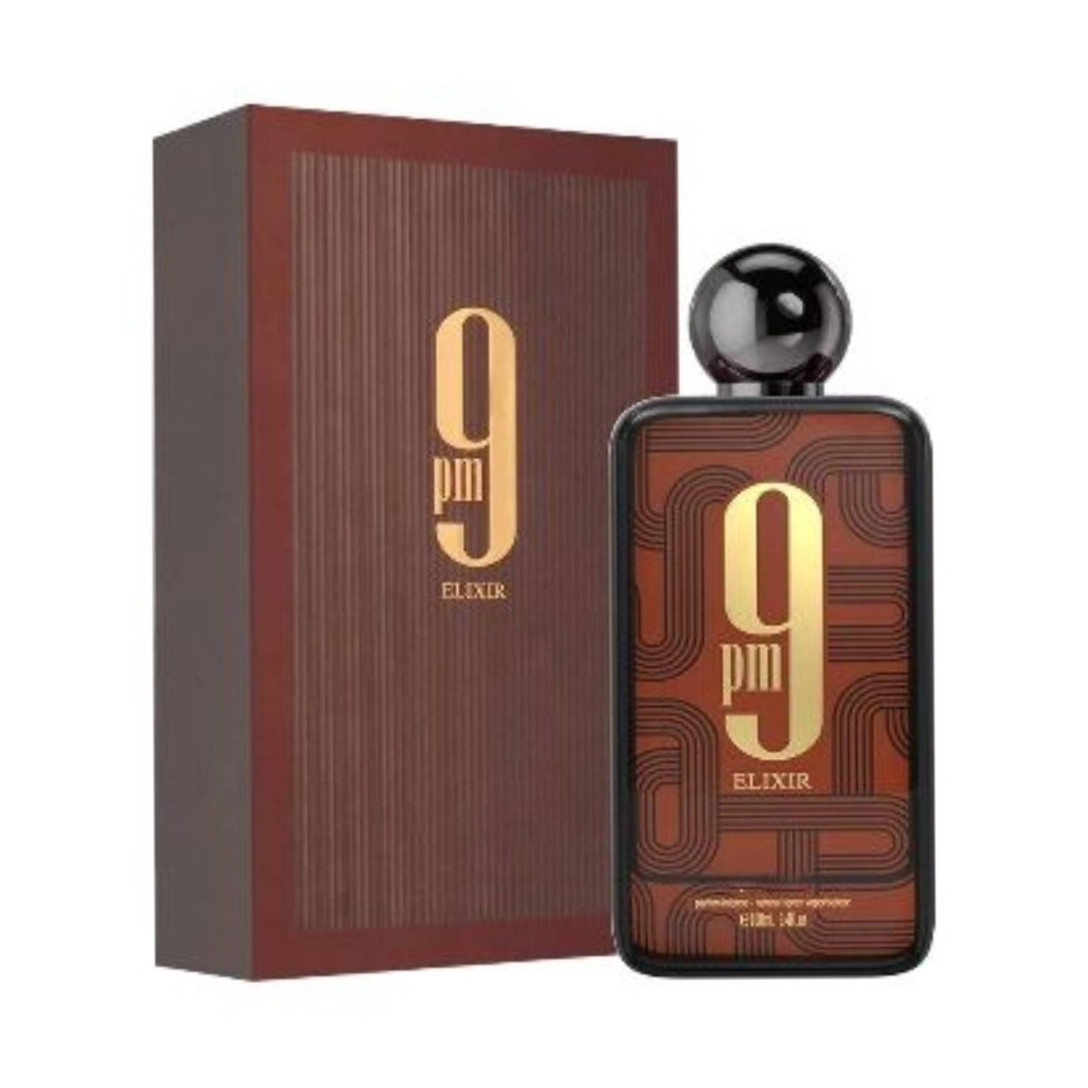 Afnan 9 PM Elixir Eau de Parfum Spray 3.4 fl oz Bottle w/ Box