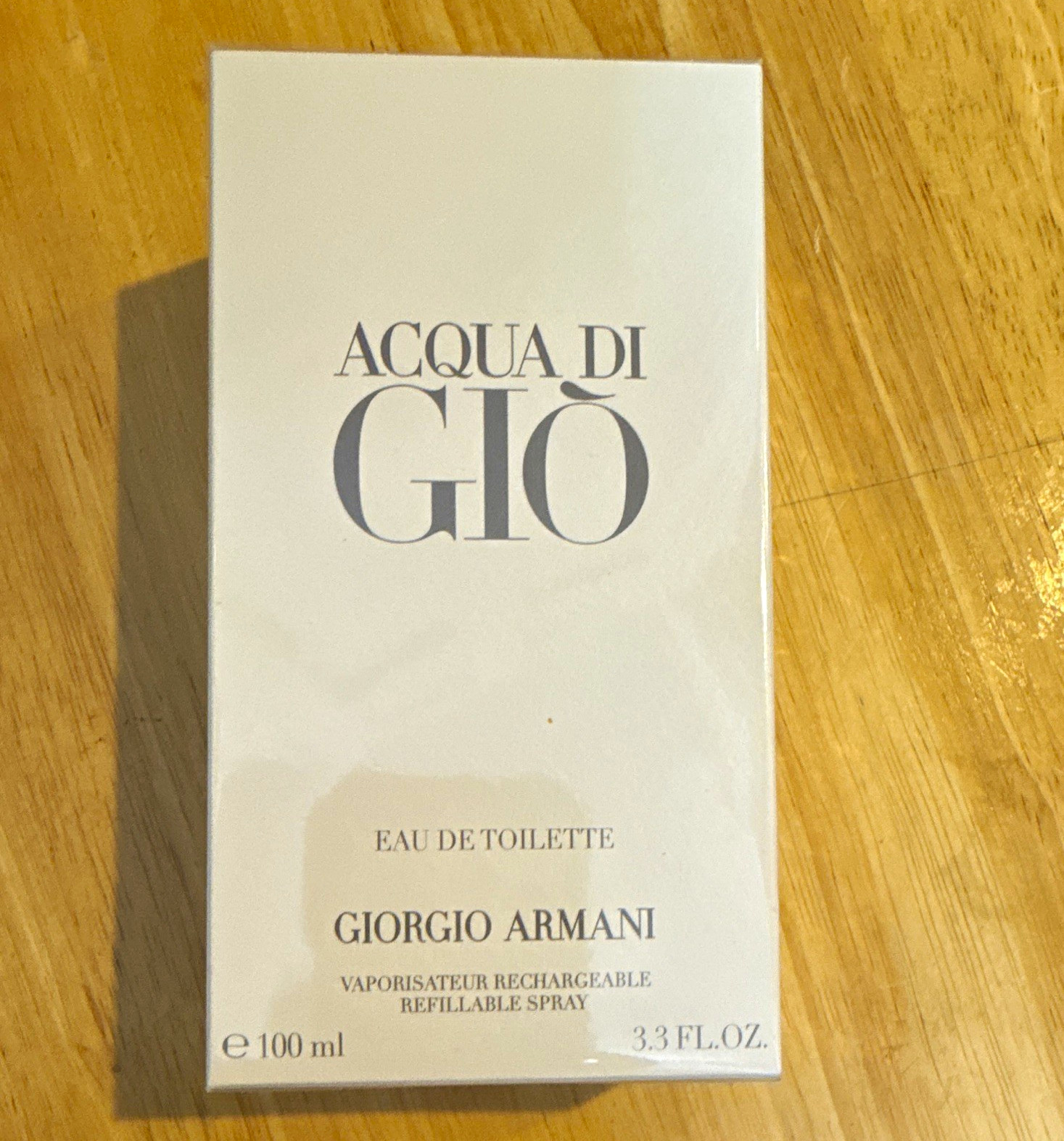 Giorgio Armani Acqua Di Gio Eau de Toilette Refillable Spray, 3.3 fl oz