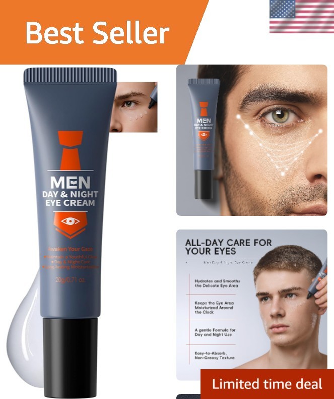 Particle Face Cream For Men 6 In 1 Anti Aging Cream Fights Eye Bags Dark Spots