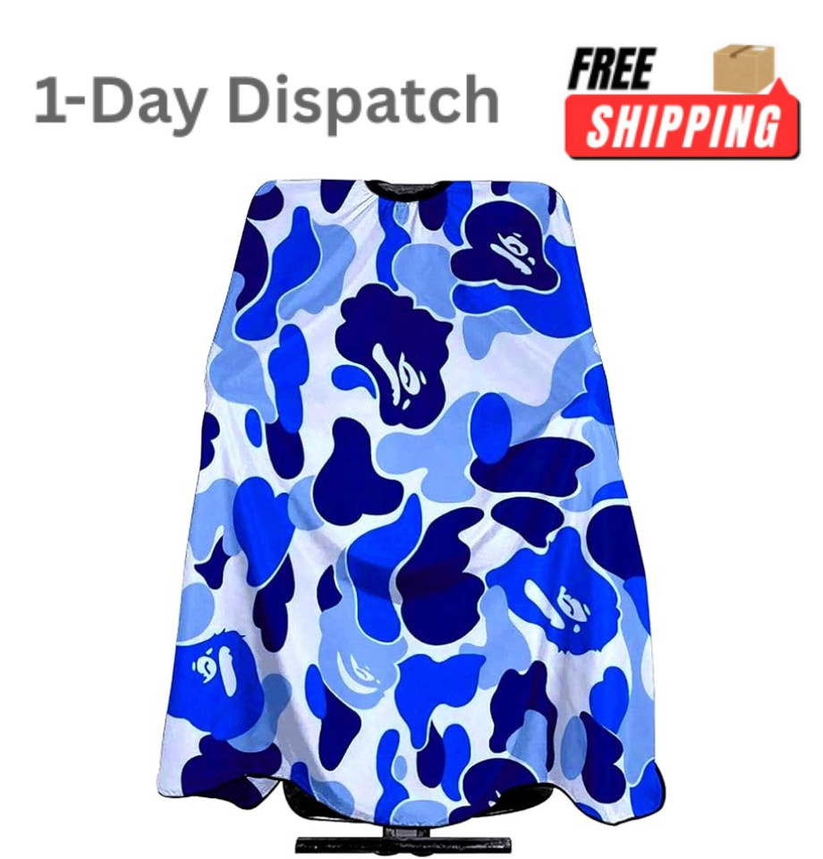 Xianjing Adult Barber Cape Camouflage Salon Haircut Cape Hairdressing Apron.