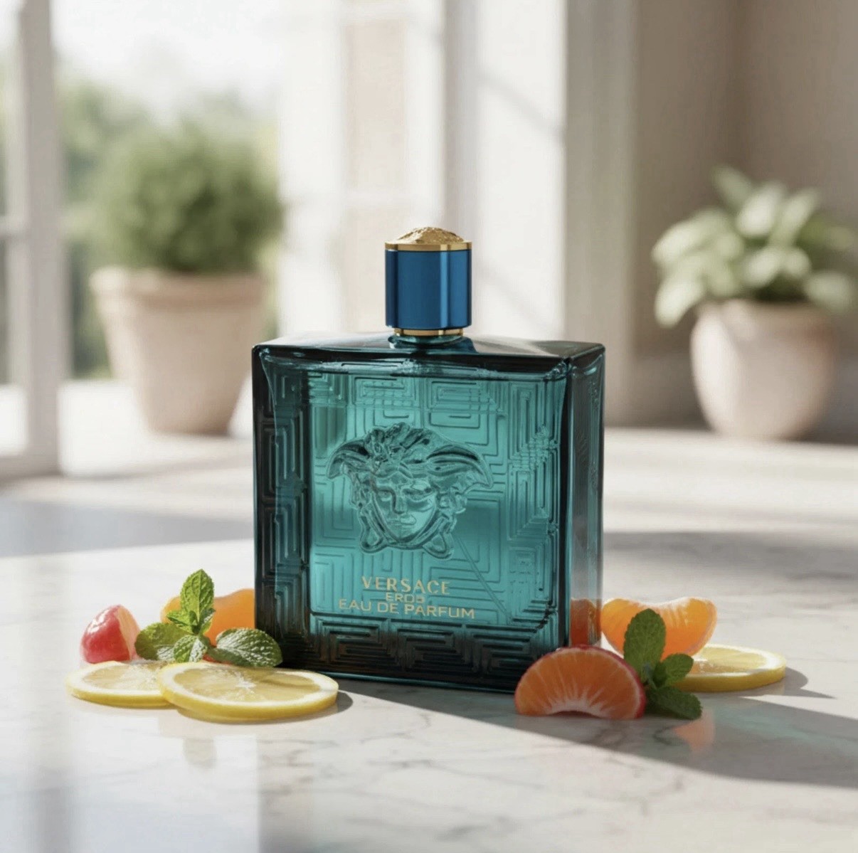 Versace Eros 3.4 oz EDP Spray Mens Cologne 100 ml Long Lasting