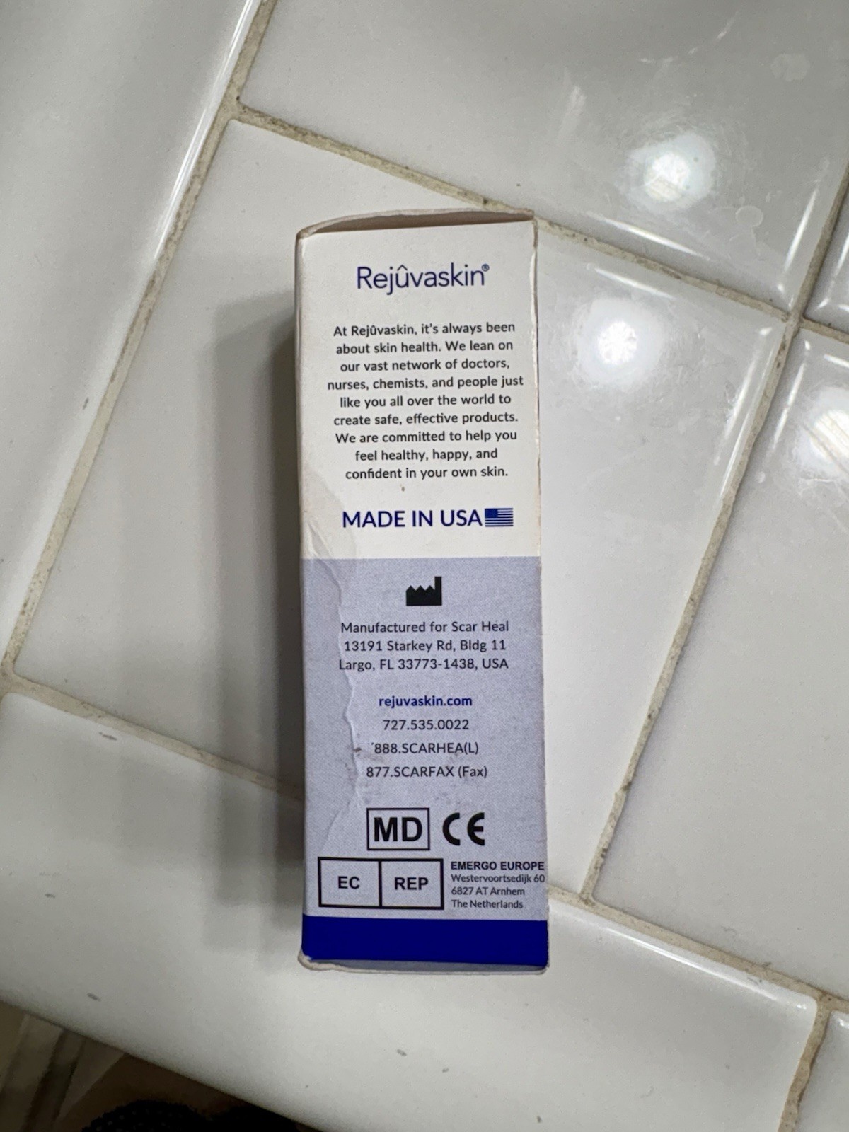 Rejuvaskin RejuvaSil Silicone Scar Gel, Scar Treatment for Surgical Scars NWB