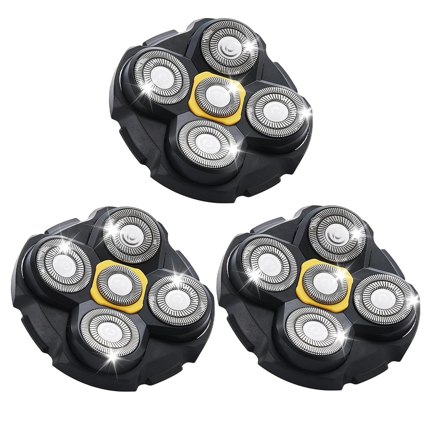 Replacement Shaver Heads for Microtouch Titanium Head Shaver Silvery-3