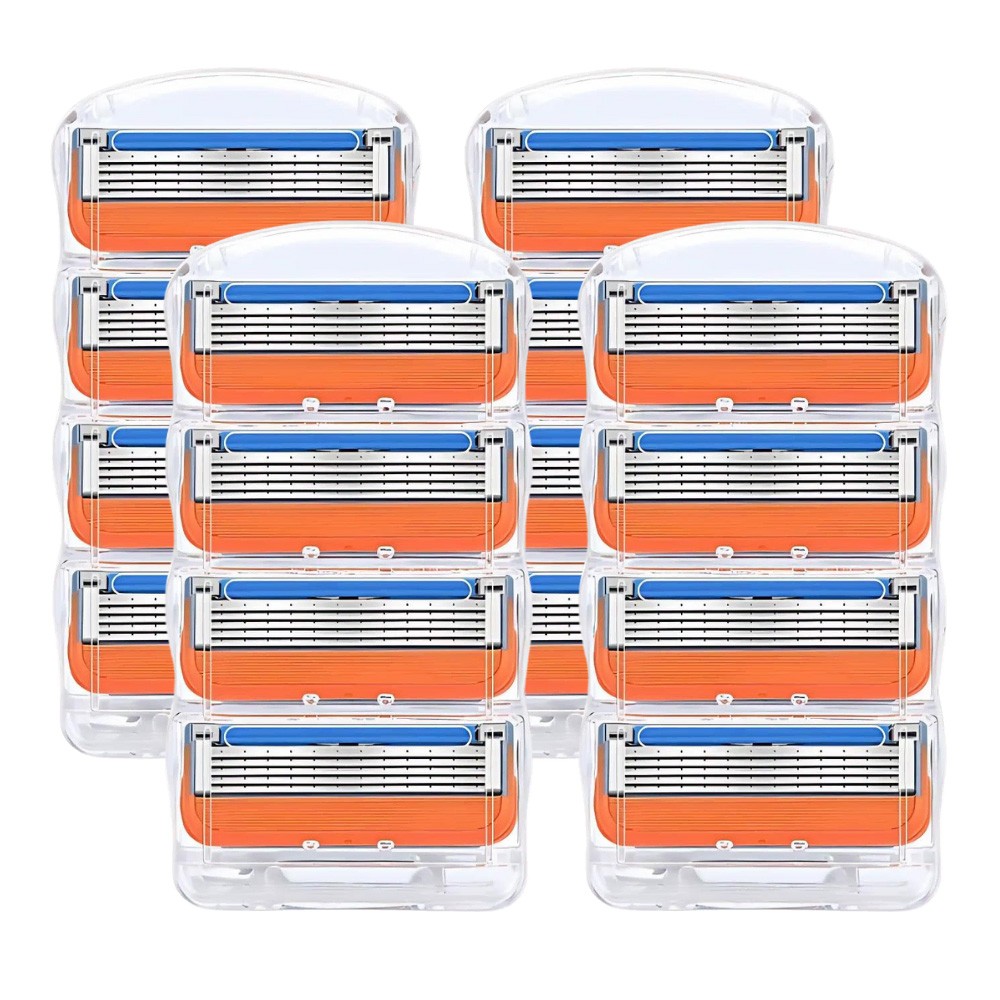 16-48PCS Shaving Razor Blades Refills Compatible With GiIIette Fusion 5 Proglide