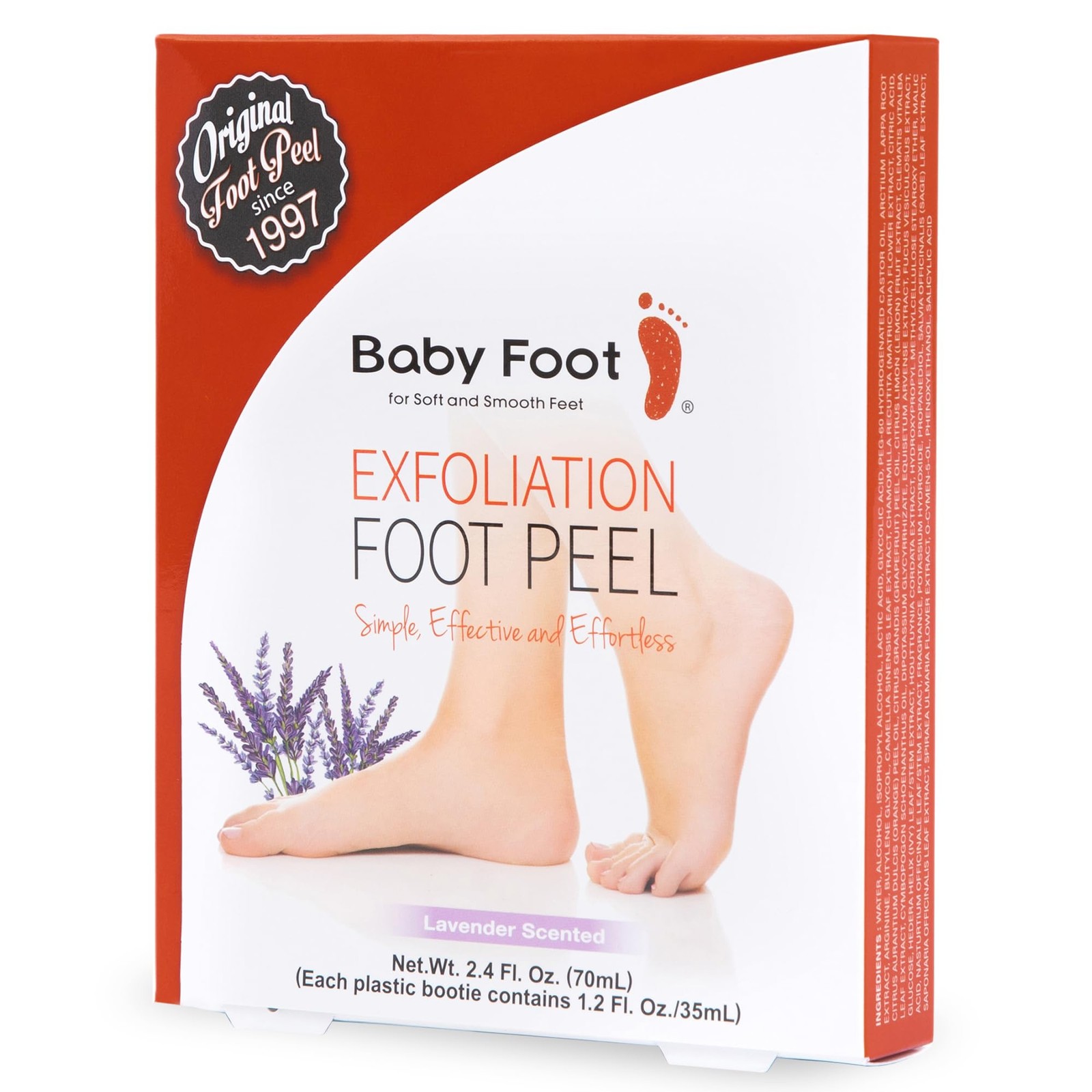 Baby Foot Original Exfoliation Peel – For 2.4 Fl Oz (Pack of 1), Purple