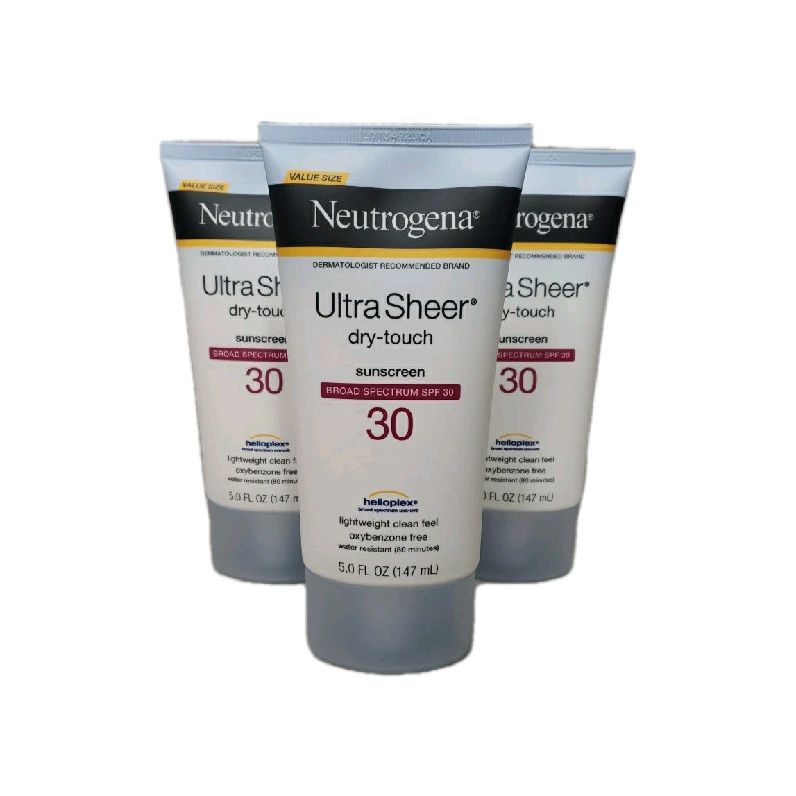 3Pk -5oz Neutrogena Ultra Sheer Dry Touch Sunscreen Lotion SPF 30 – VALUE SIZE