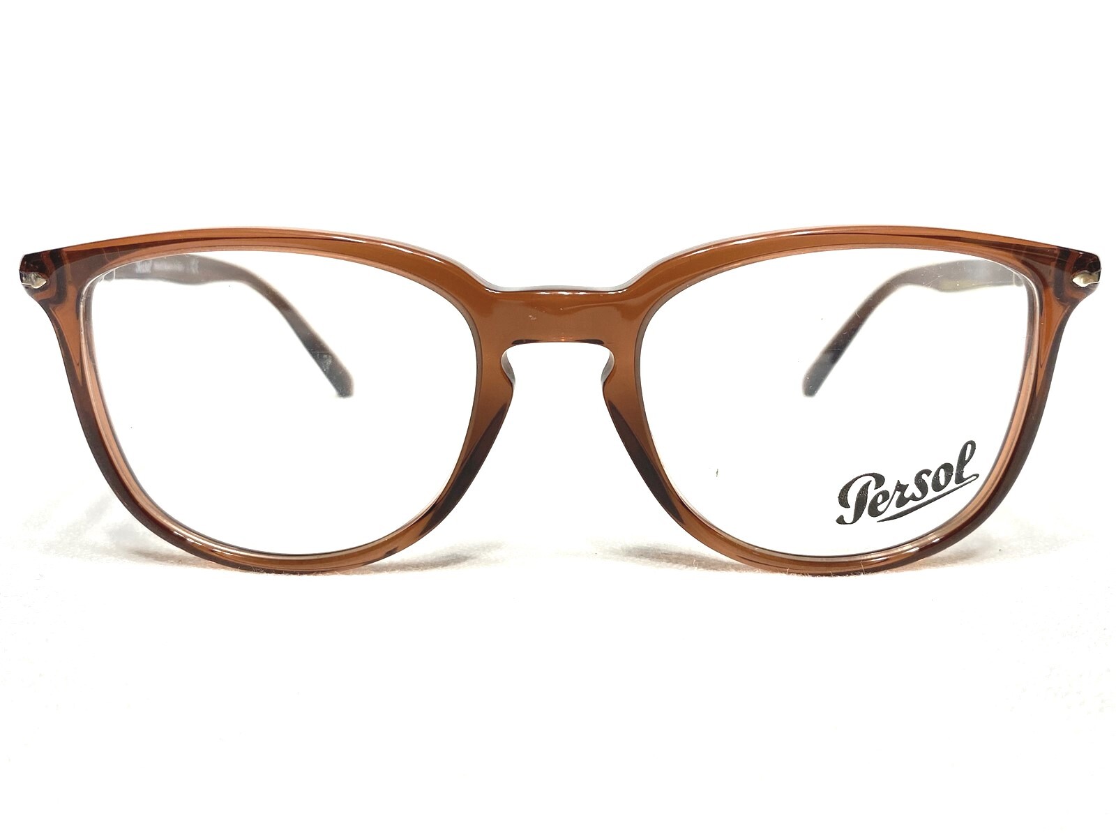 NEW Persol PO3240V 1104 Unisex Bordeaux Smoke Square Eyeglasses Frames 52/19~145