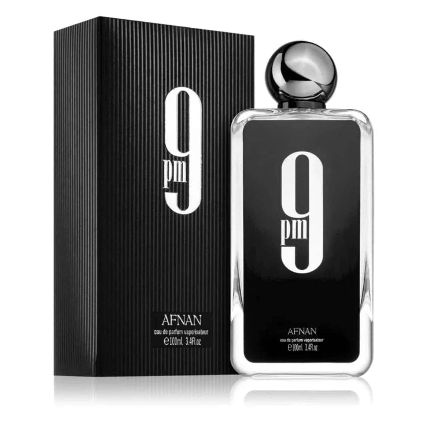 AFNAN 9 PM EAU DE PARFUM SPRAY FOR MEN 3.4 Oz / 100 ml