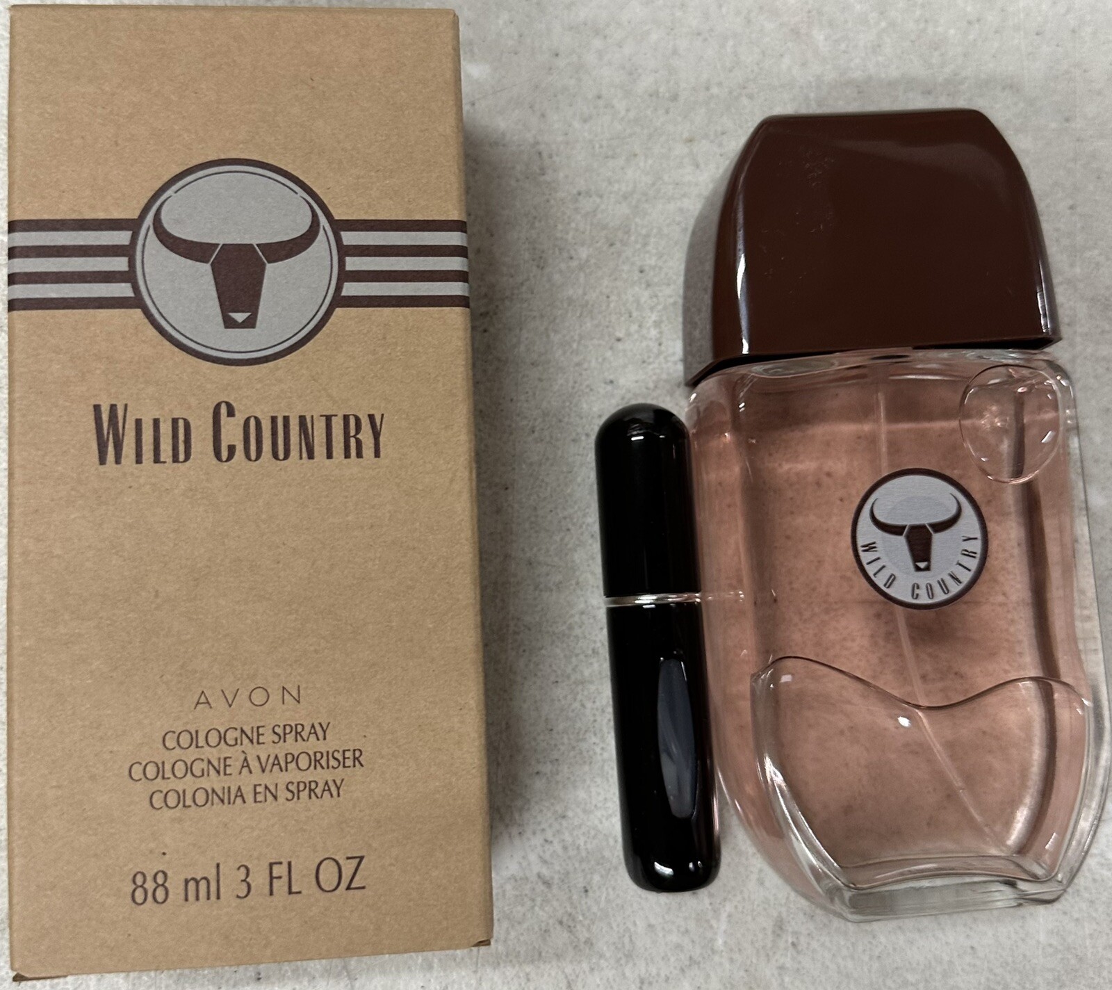 Avon WILD COUNTRY Cologne Spray 3 fl oz. Brand New In Box./Free travel spray