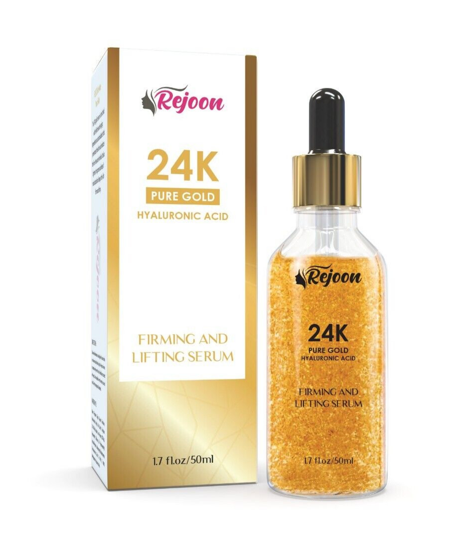 24K Pure Gold Serum, Anti-Aging, Anti-Redness, Skin Whitening & Moisturizer 50ml