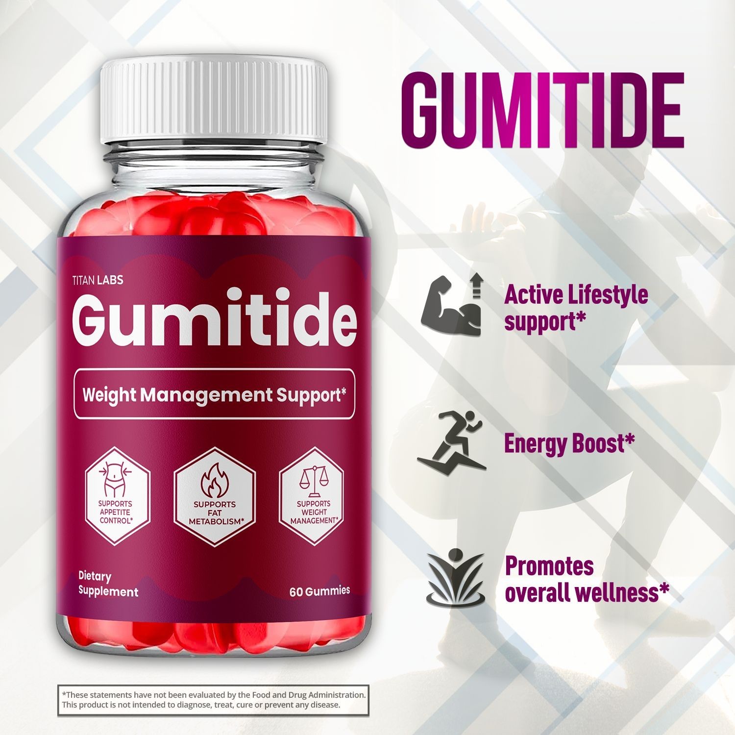 (3 Pack) Gumitide ACV Gummys 1000MG Advanced Gumi Tide Supplement 180 Gummies