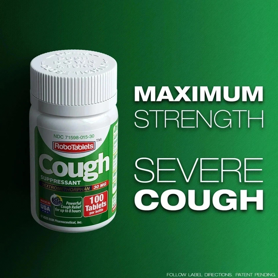 Cough Suppressant 100 Tablets 30mg Dextromethorphan