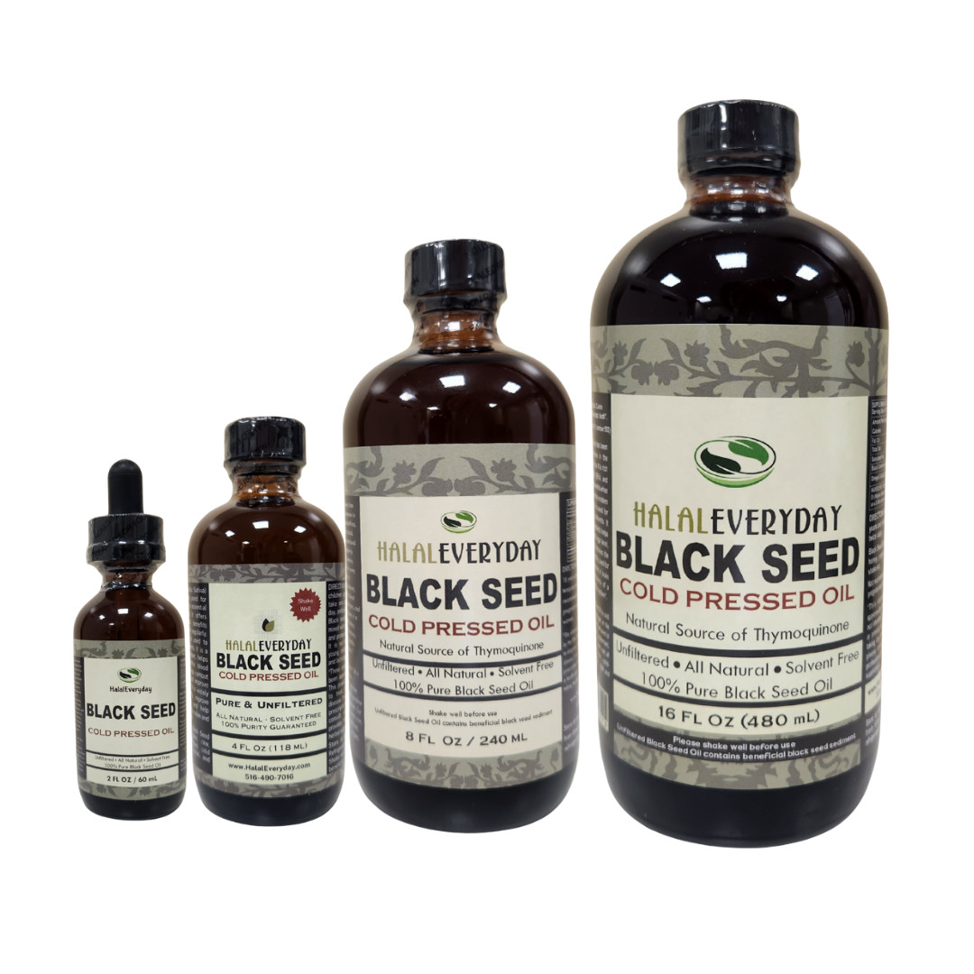 Black Seed Oil 2oz 100% Pure Organic COLD PRESSED Cumin Nigella Sativa Unrefined