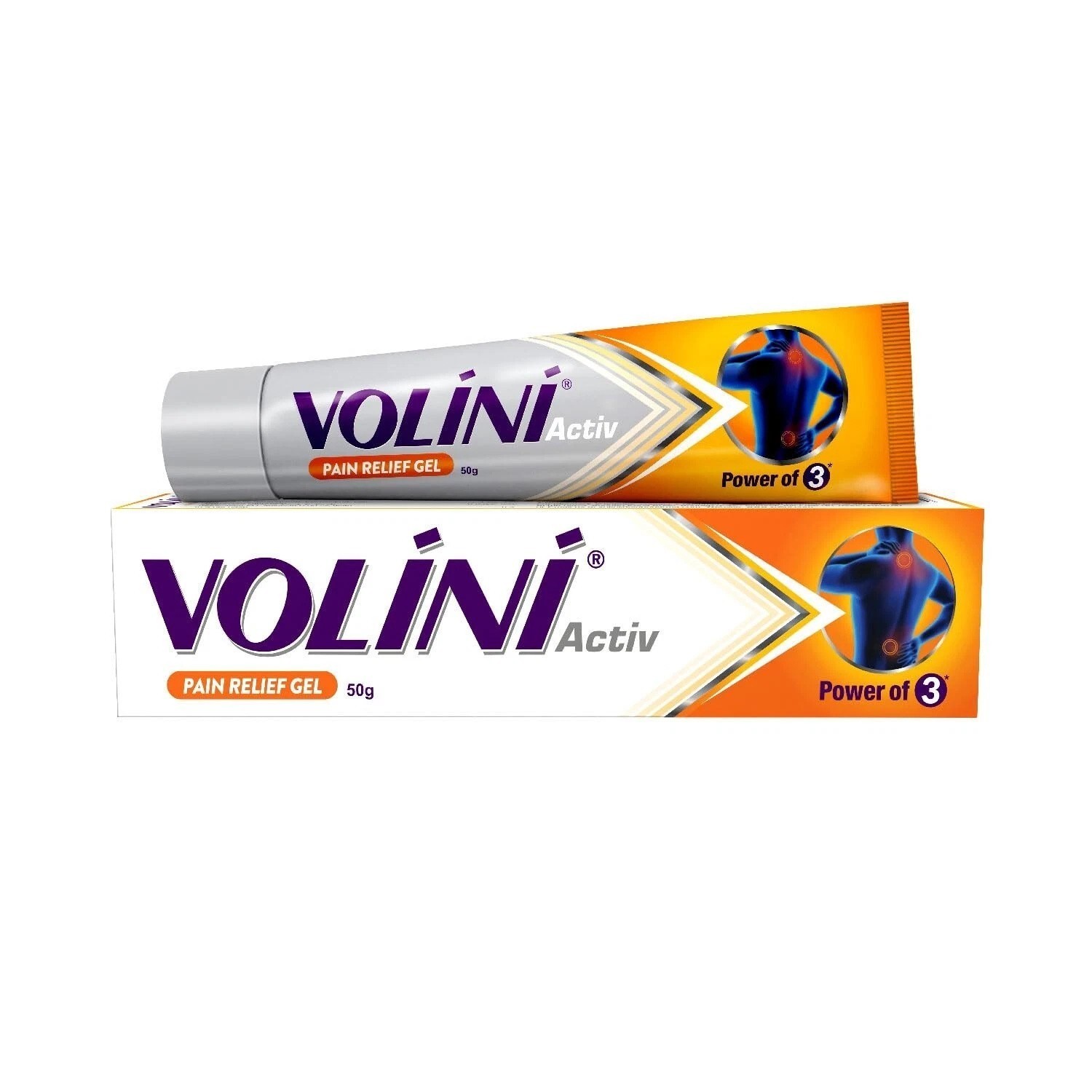 1 Pc X Volini Activ Pain Relief Gel 100 Gm, Joint Body muscle pain/FREE SHIP
