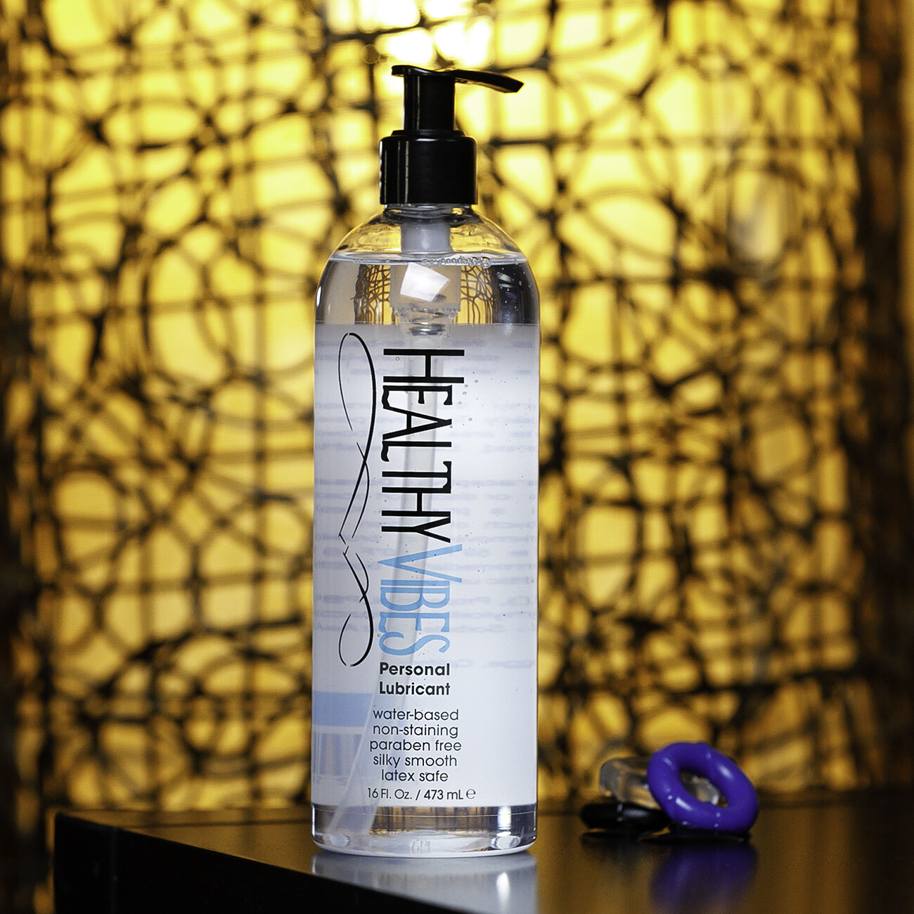 Water Based Personal Lubricant 16 oz by Healthy Vibes Intimate Lube for Couples