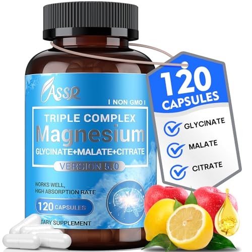 Magnesium Complex 300mg Triple Blend Sleep Energy 120 Capsules