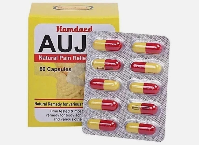 Aujai Unani 60 Capsules Most Effective For muscular pain & Other Body Pains