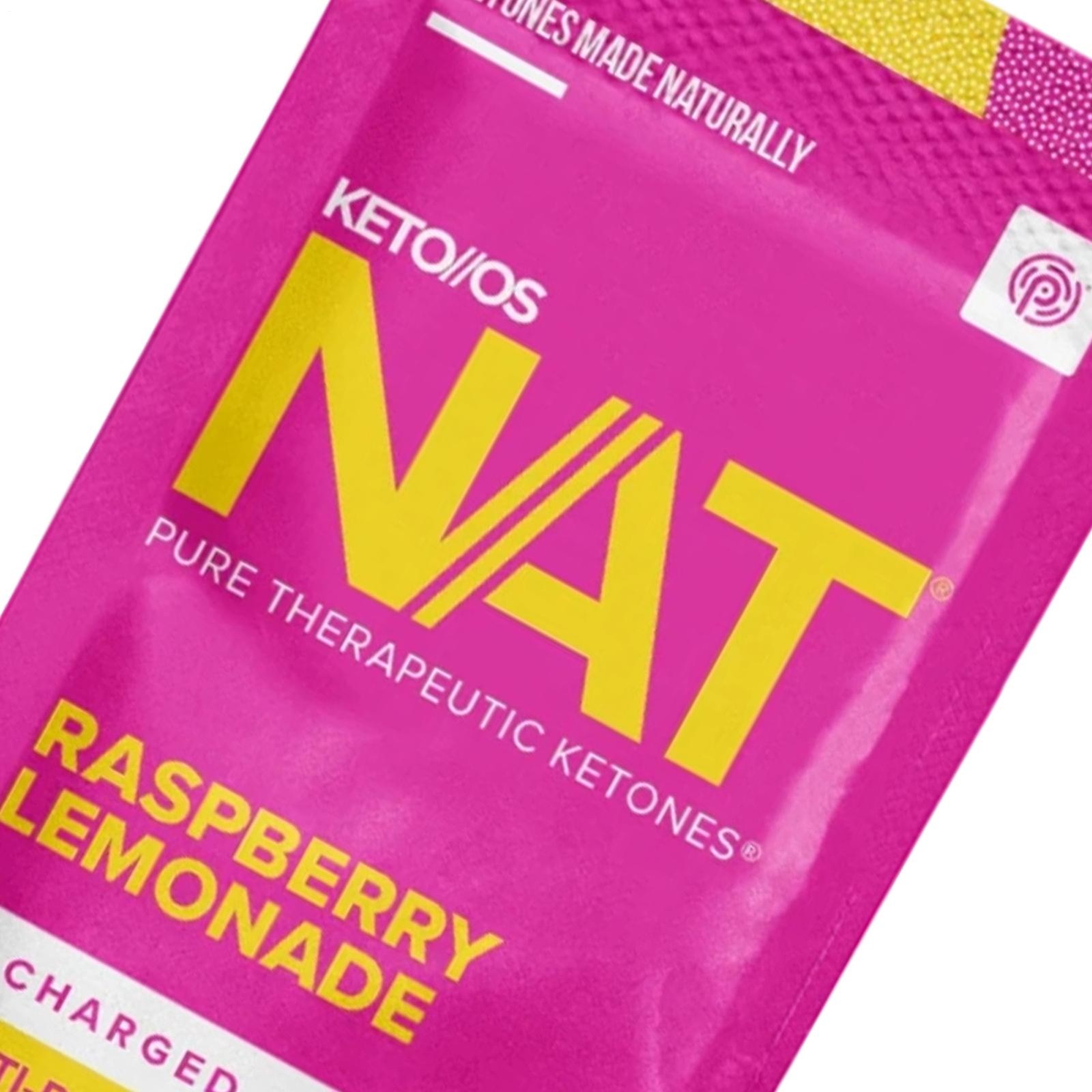 PRUVIT Ketones NAT 20 Packets Charged RASPBERRY LIMONADE