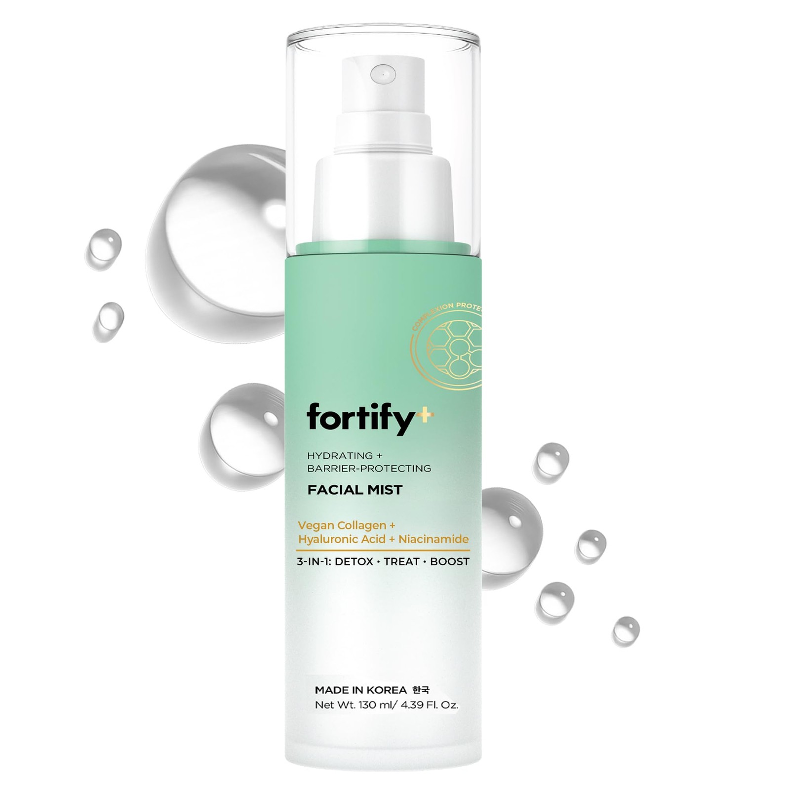 Collagen, Hyaluronic Acid & Niacinamide Mist – 3-in-1: Detox, Treat, Boost – …
