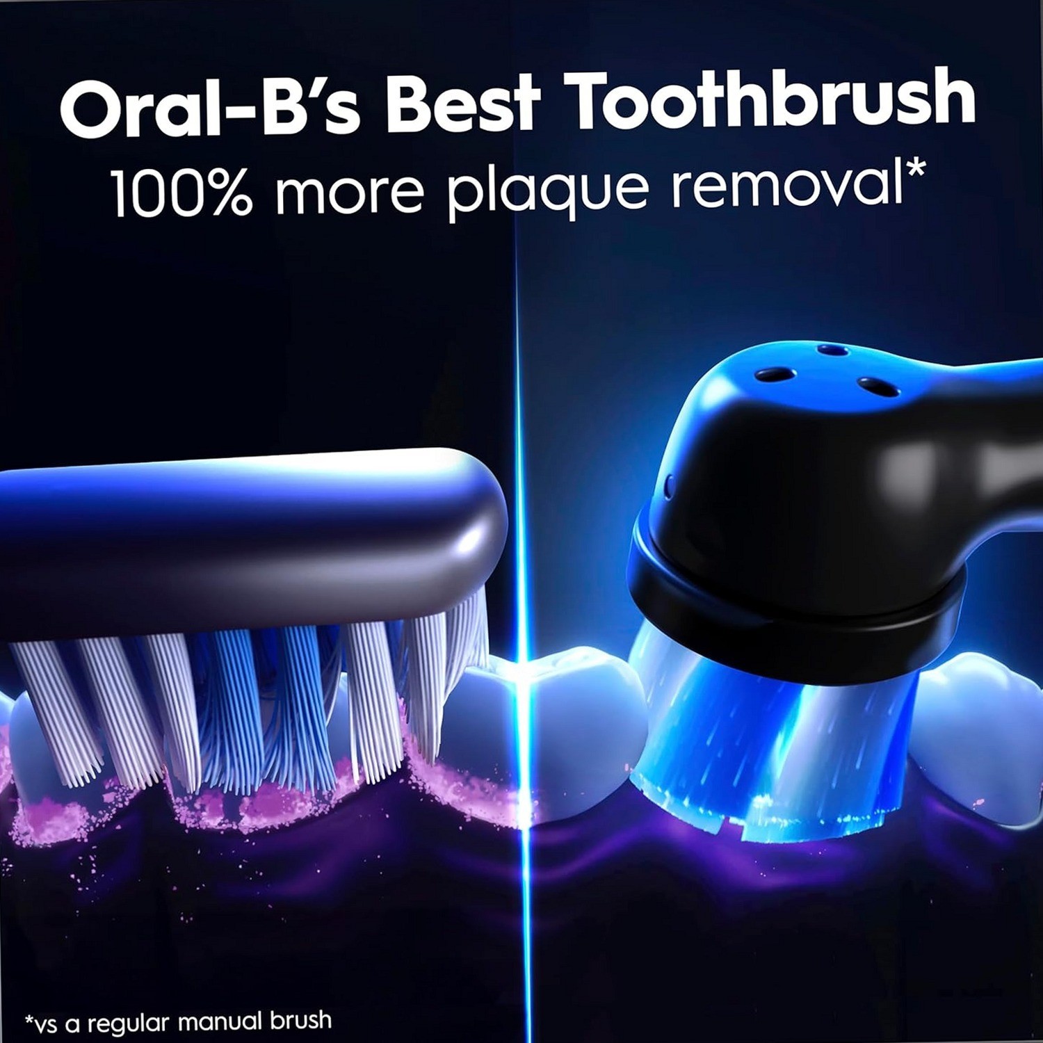 Oral-B iO Series 9 Genius Electric Toothbrush Black 4 Brush Heads Travel Case