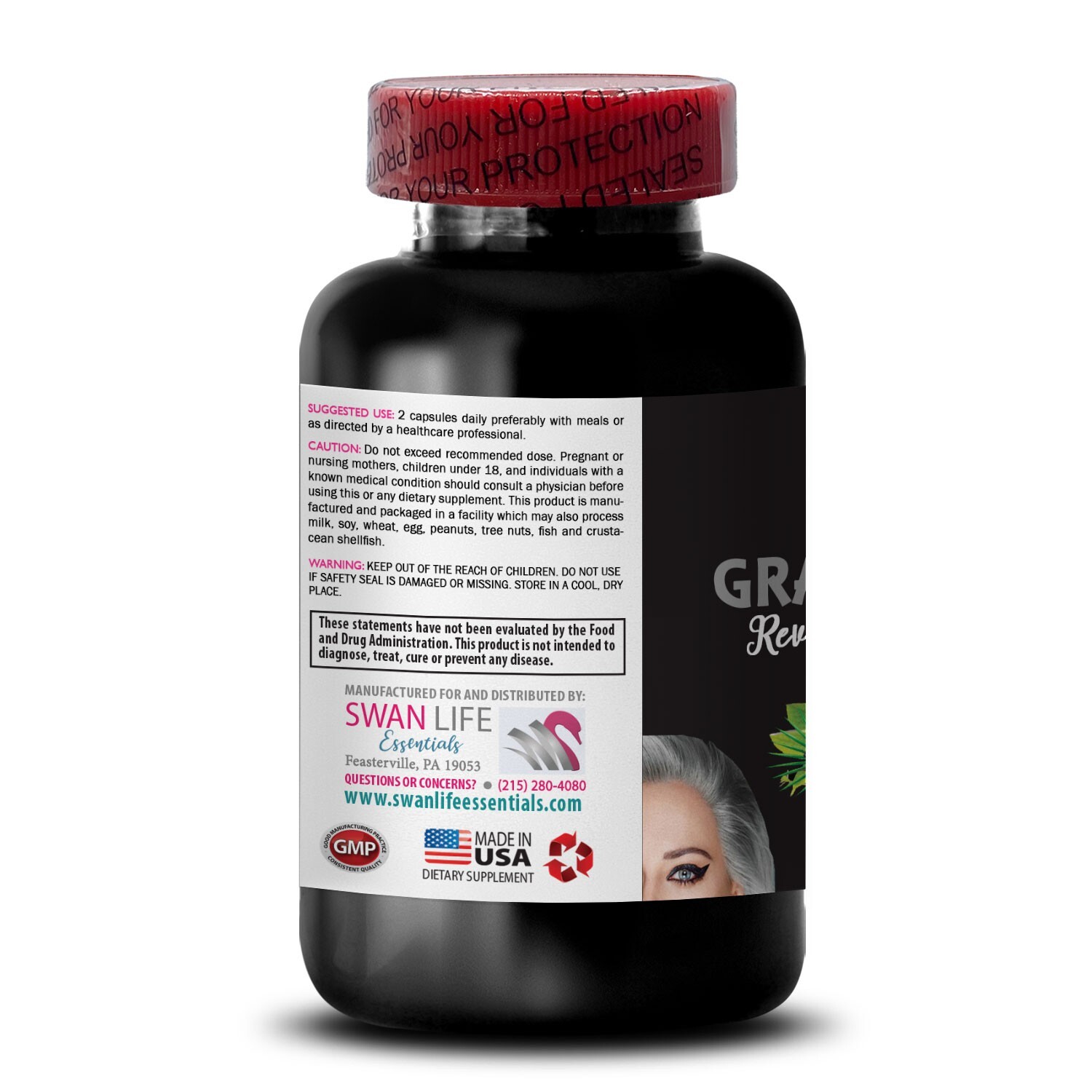 Shine Care Formula – GRAY HAIR REVERSE – Timeless Hair Boost 2 Bottles 120Caps