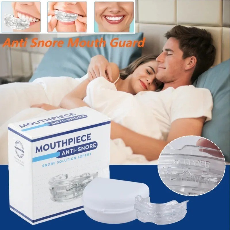 Anti Snore Mouthpiece Sleep Aids Mouth Guards Stop Snoring Adjustable Bruxisms