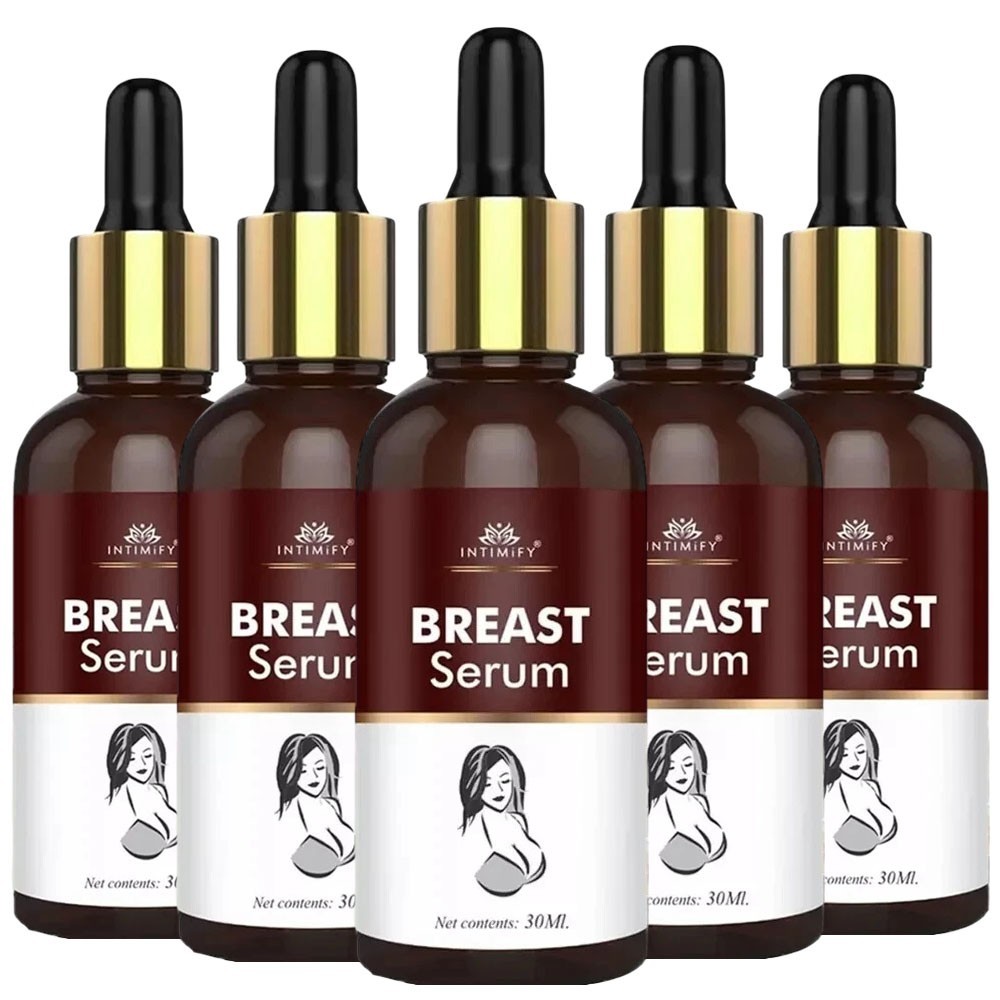 (5 pack) “Natural Body massage Serum – Bust & Chest Nourishing Oil Formula 30ml”
