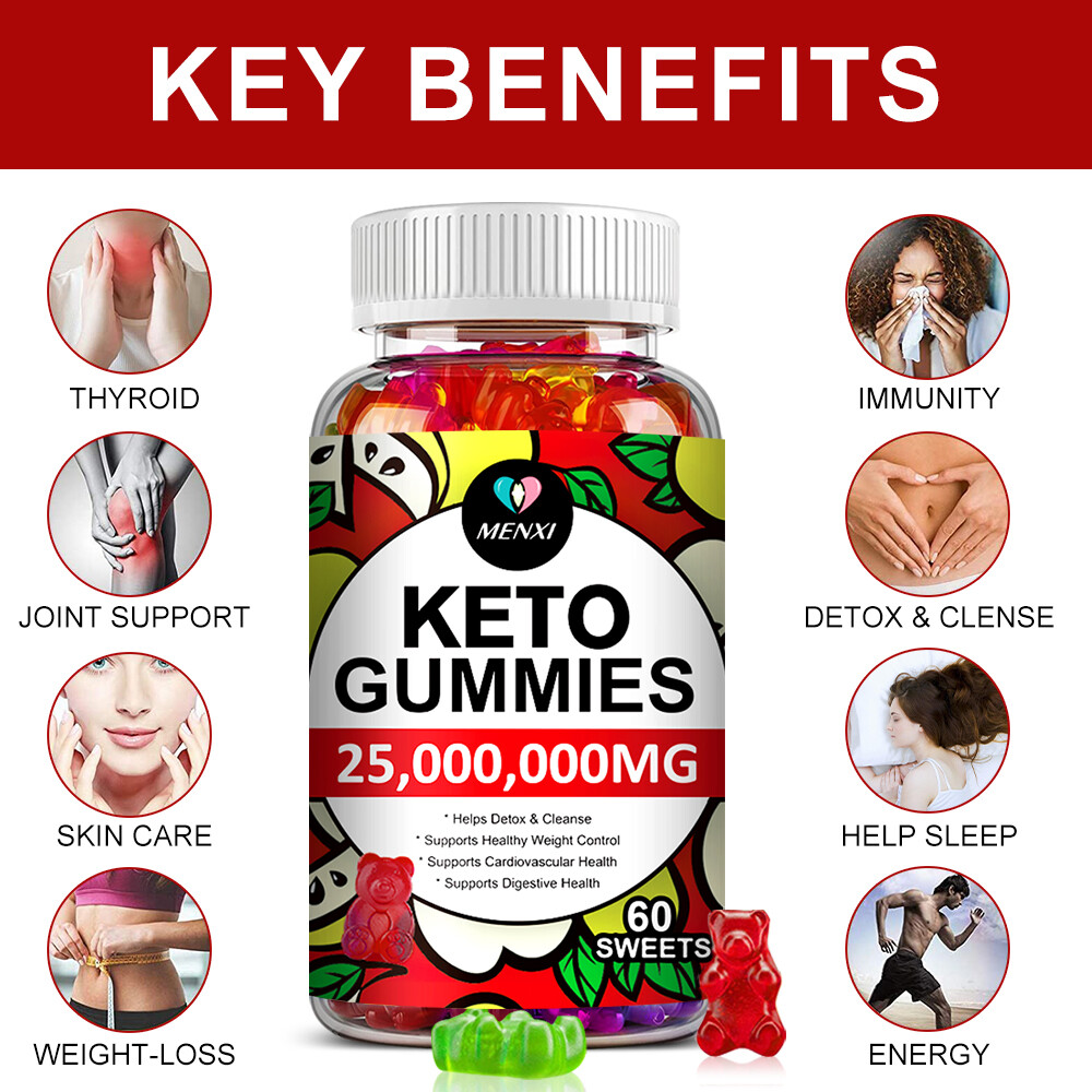 Keto ACV Gummies – 25000000MG BHB Weight Loss Fat Burner Appetite Suppressant
