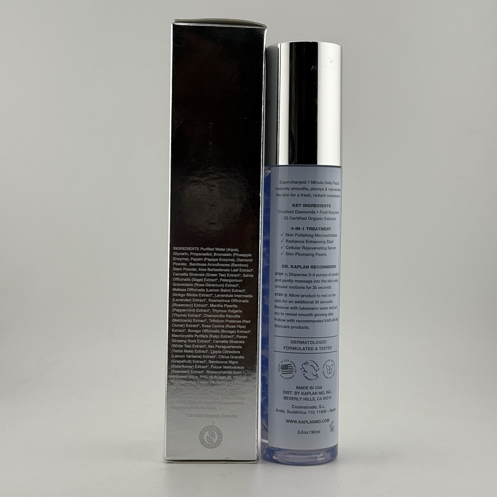 Kaplan MD Diamond Contour Supercharged 1 Minute Daily Facial Elixir 3 fl oz