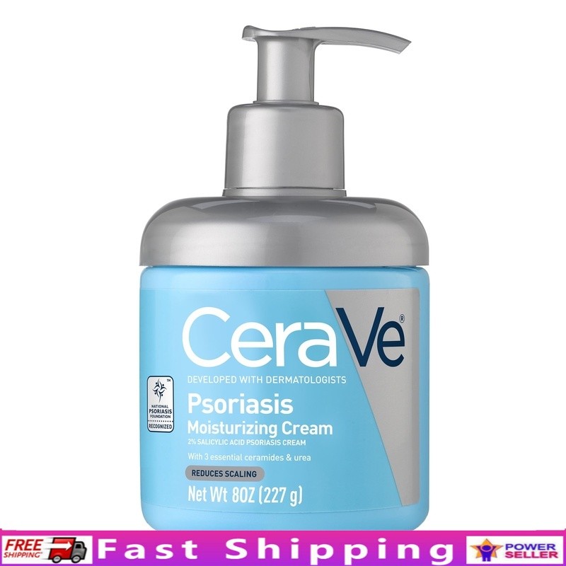 Psoriasis Moisturizing Cream W/ Salicylic Acid Urea Dry Itchy Skin Relief New