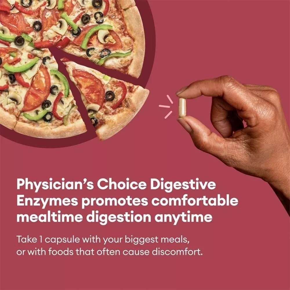 Physician’s Choice Digestive Enzymes – Multi – Enzyme Formula with Organic Prebi