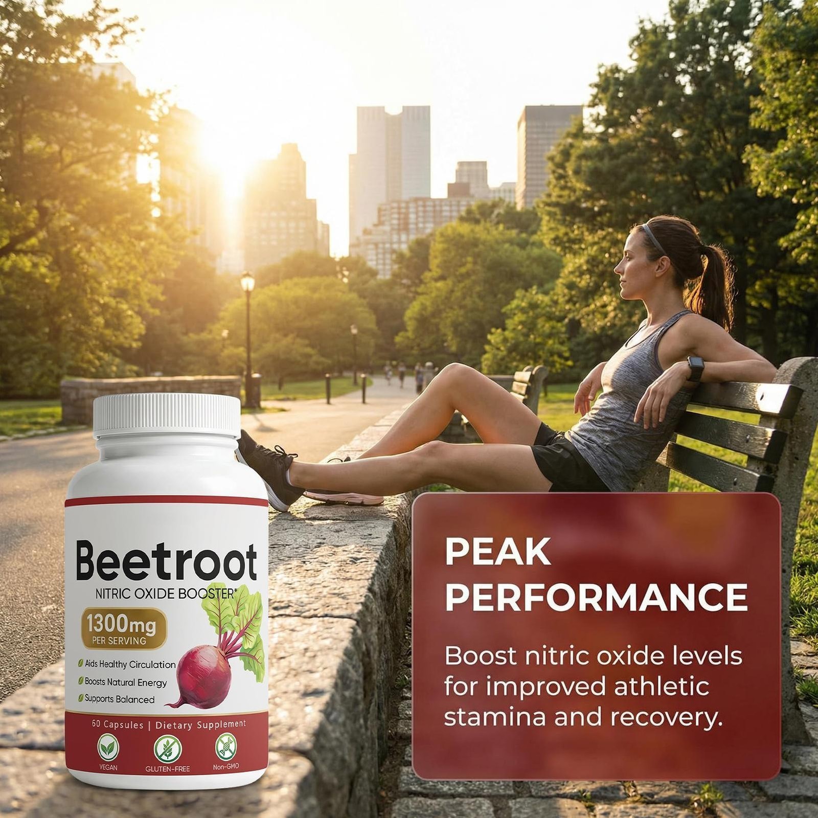 New Lemeli Beetroot – 1300mg, Lemeli Beet Root Supplement 60 Capsules