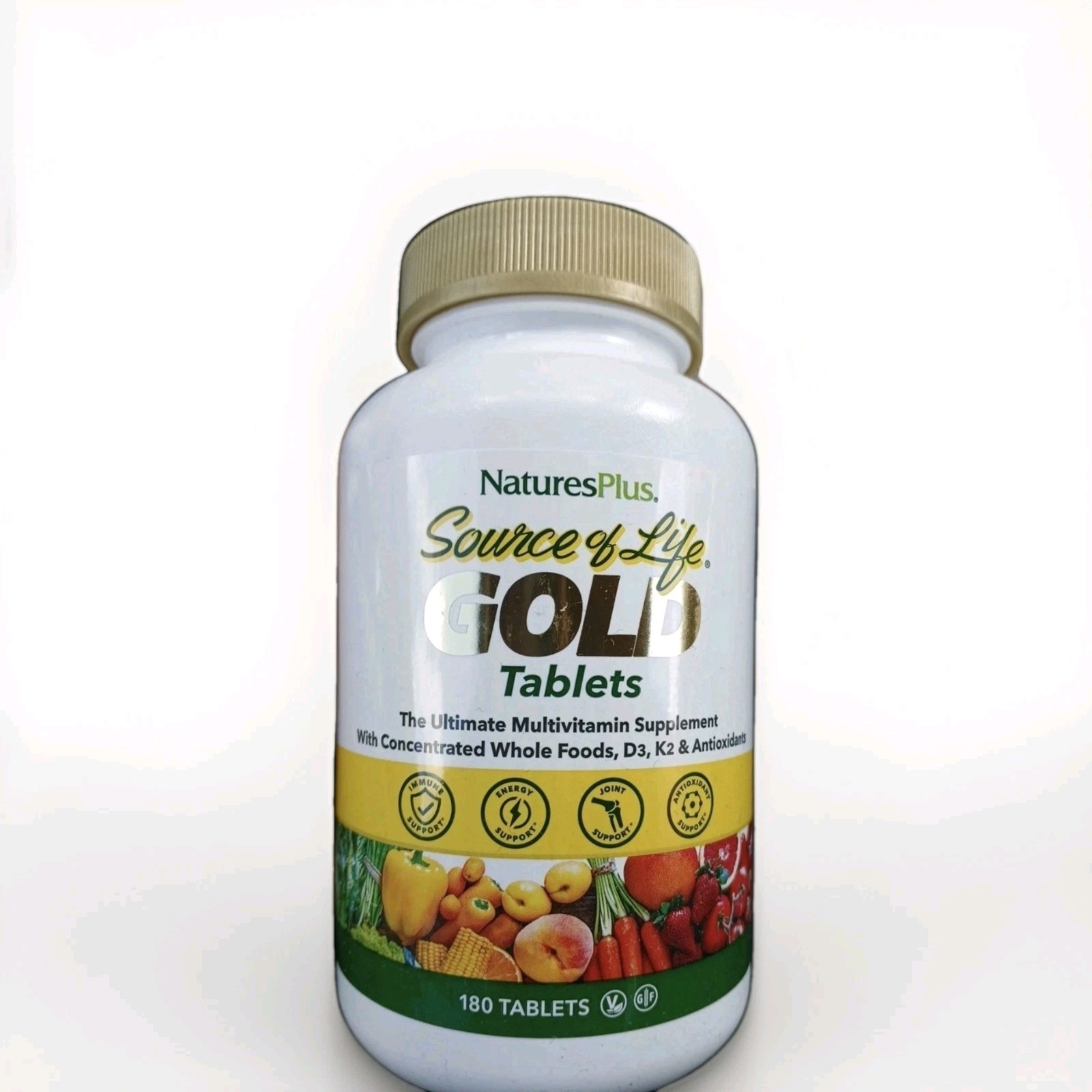Natures Plus Source of Life Gold – 180 Tablet Exp Date 2028