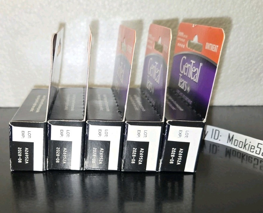 EXP 08/2026+! 5 Box Lot GenTeal Tears Night-Time PM Lubricant Eye Ointment 3.5g