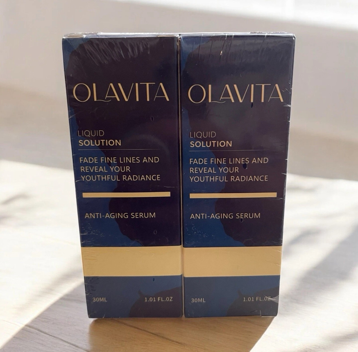 2 X OLAVITA Liquid Solution Anti Aging Serum 30 ml New Sealed! Pack
