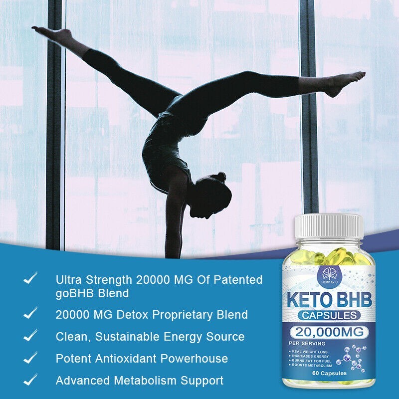 KETO BHB 2000mg Ketone FAT BURNER Weight Loss Diet Pills Ketosis 60-300Capsules