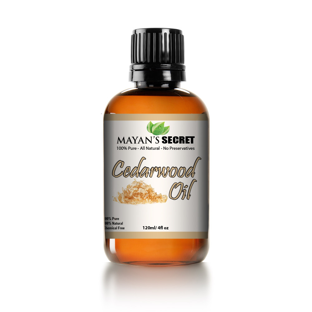 4 fl oz Cedarwood Essential Oil (100% Pure & Natural) – Mayan’s Secret USA