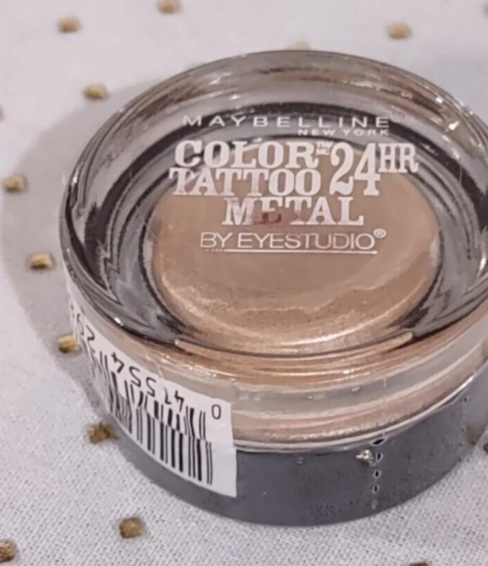 Maybelline Eyestudio Color Tattoo 24hr Metal Eyeshadow 70 BARELY BRANDED Full Sz