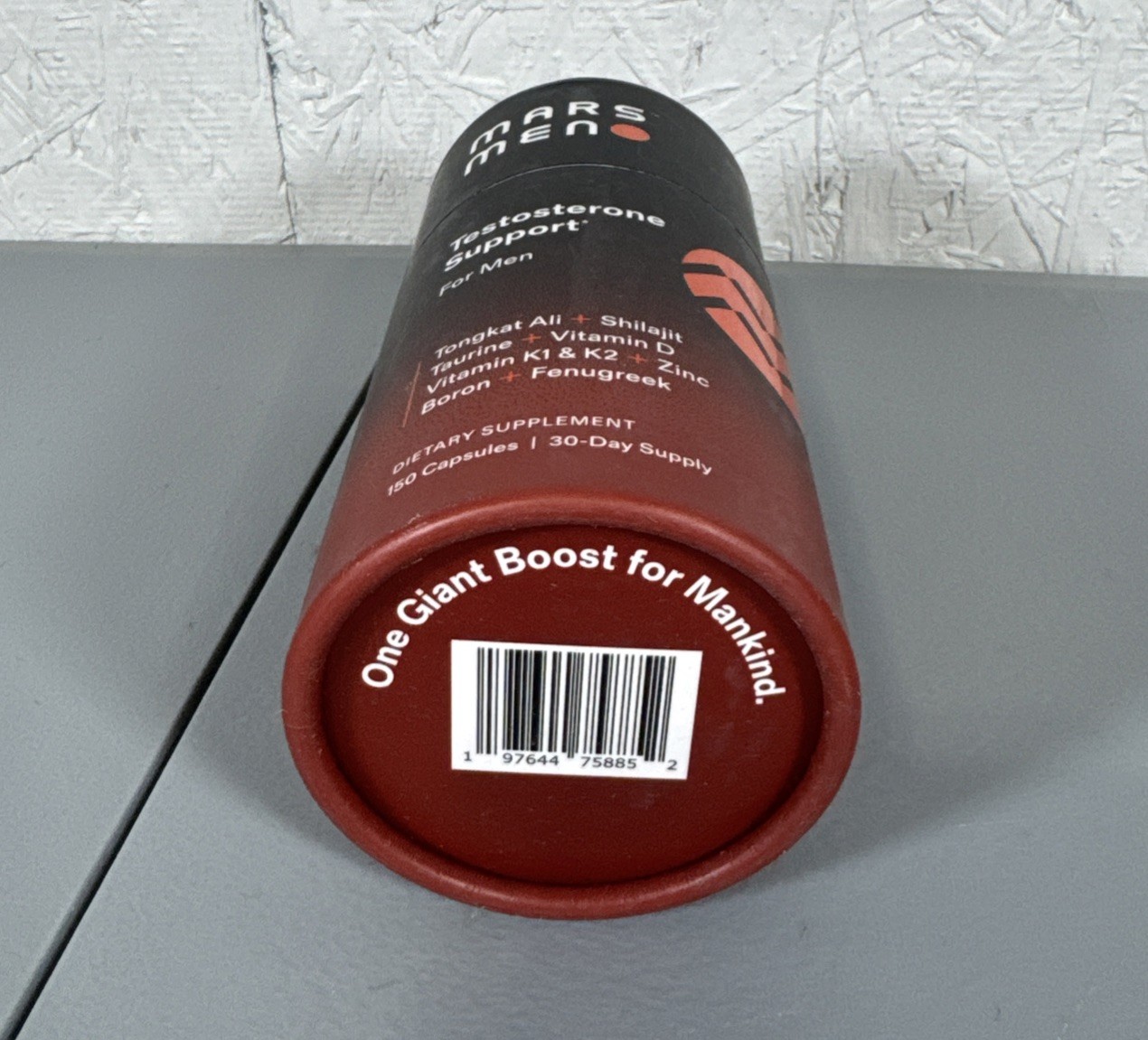 MARS MEN Natural Testo Support 150ct – 1 Month Supply Best By 02/2029