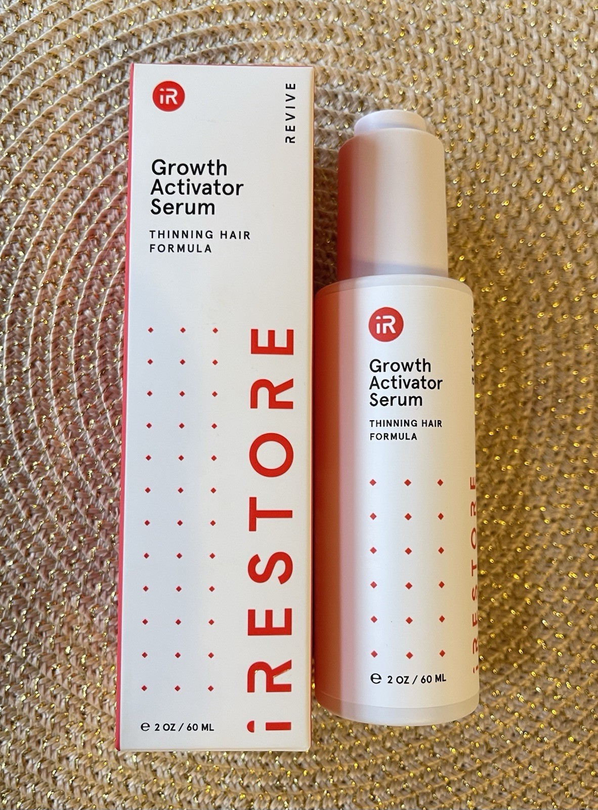 iRestore Hair Growth Activator Serum Redensyl DHT Blocker Anti Hair Loss Sealed