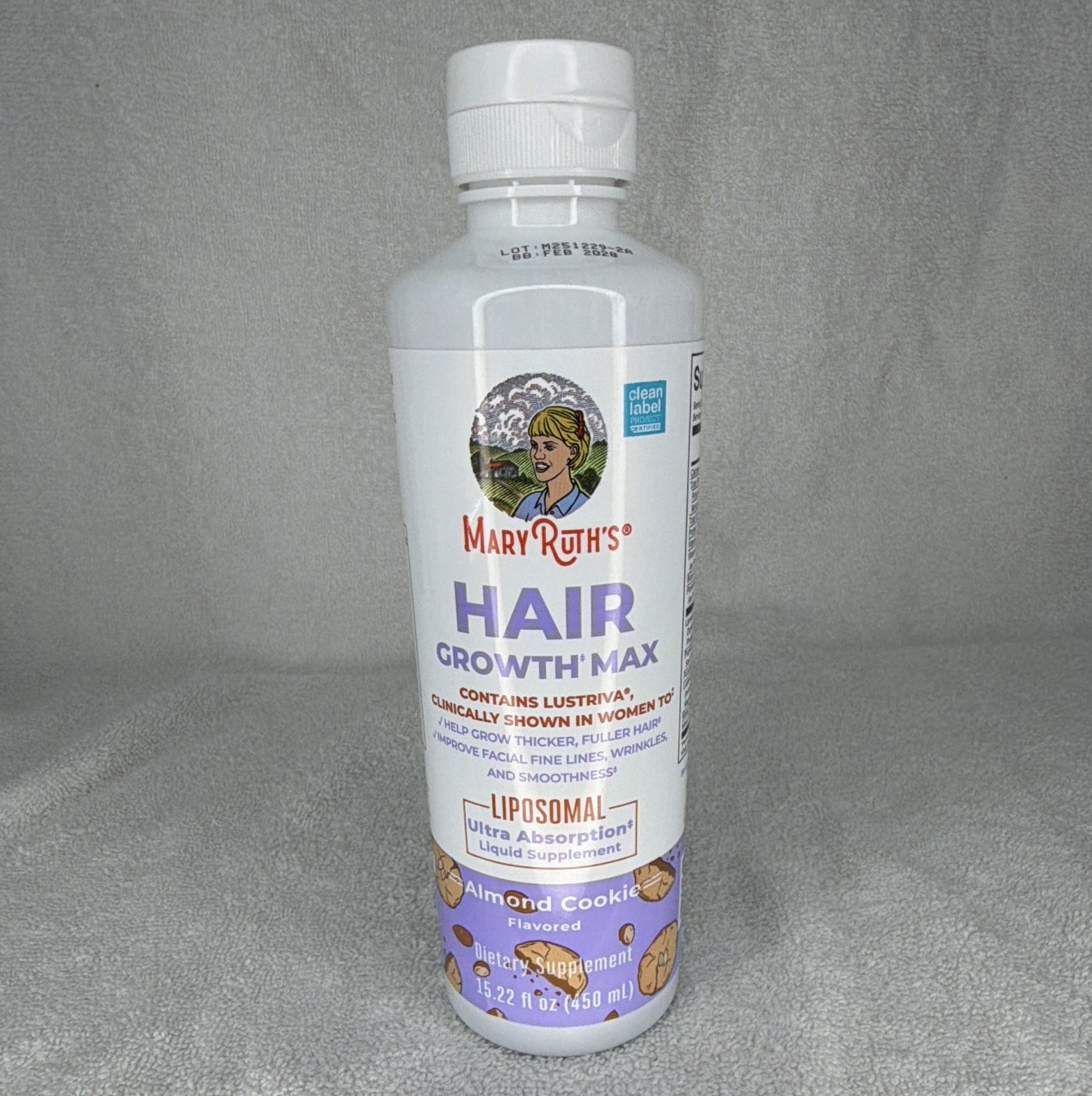 MaryRuth’s Hair Growth Max Liposomal Growth Promoter Almond Cookie 15.22 oz