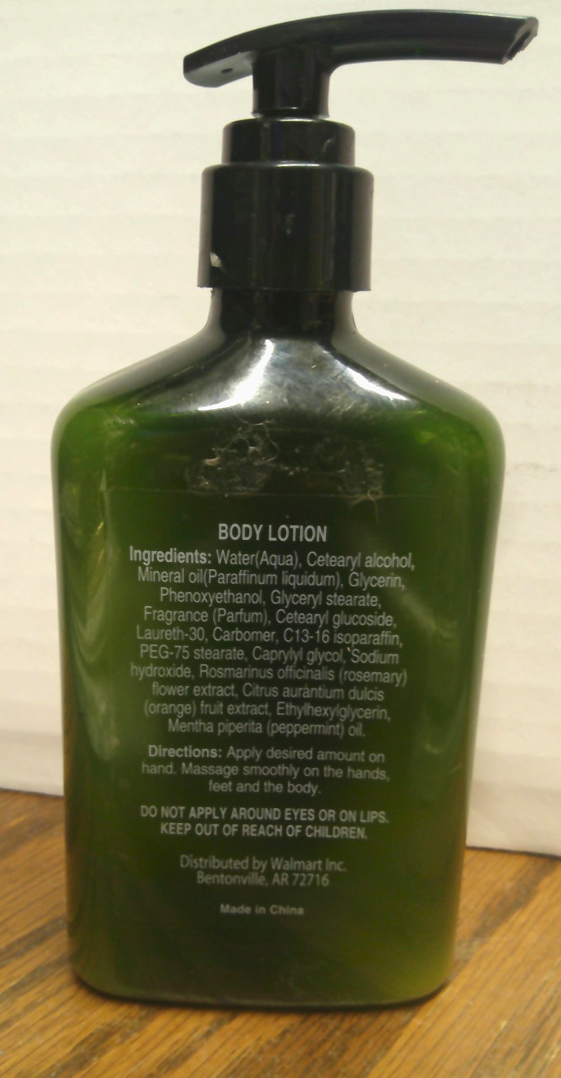 Bloomfield Body Lotion 9.1 fl oz/270ml Sweet Orange-Rosemary-Peppermint AA97