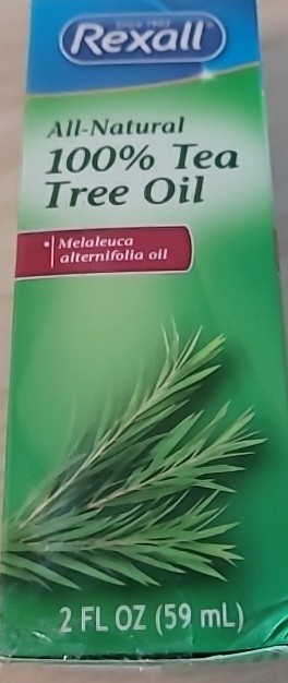 Rexall 100% Natural Tea Tree Oil for Skin, Hair, Toenails, Aromatherapy, & Soap