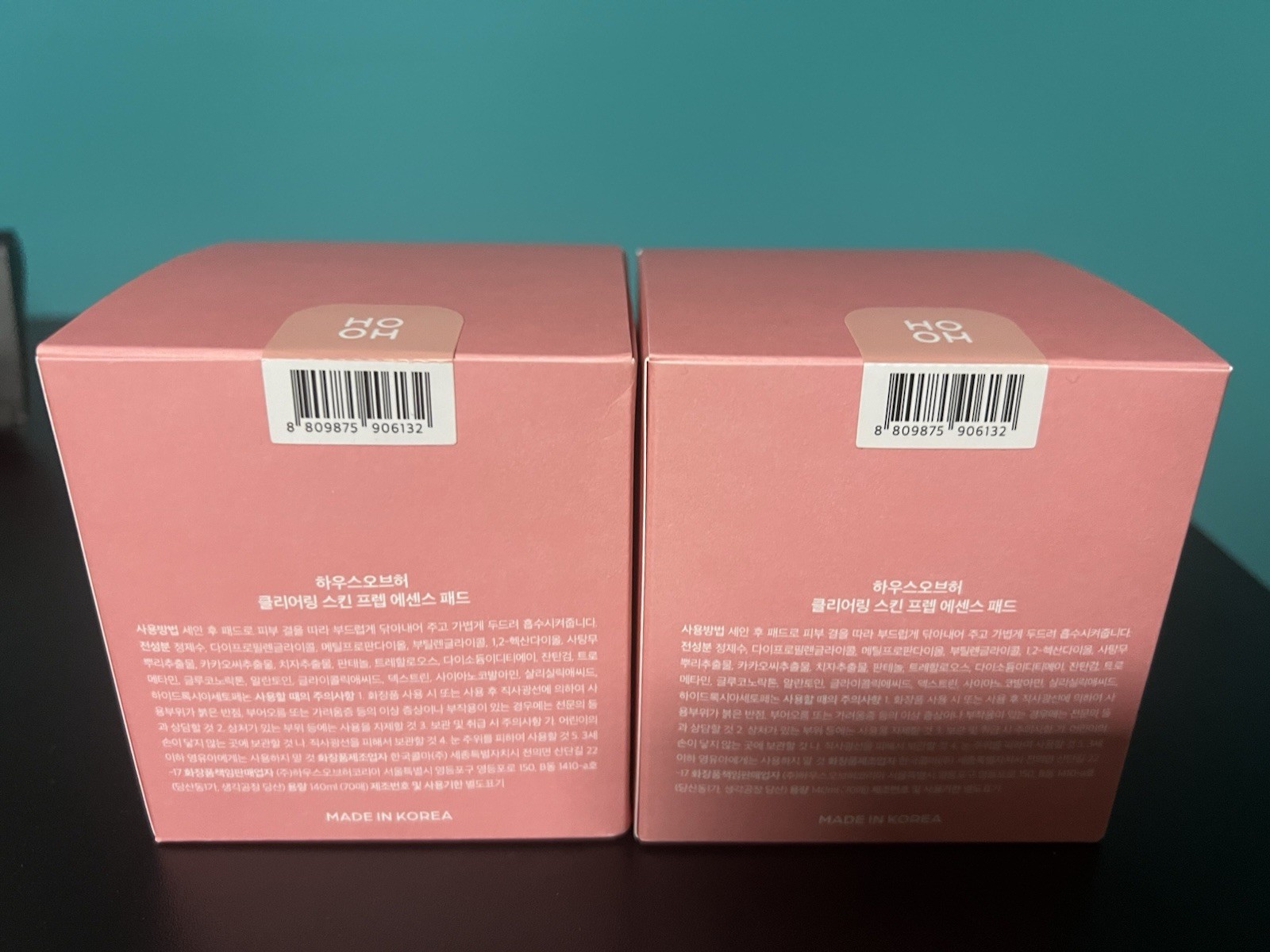FOUR boxes House of Hur Clearing Skin Prep Essence Pad Fast US Shipping!!