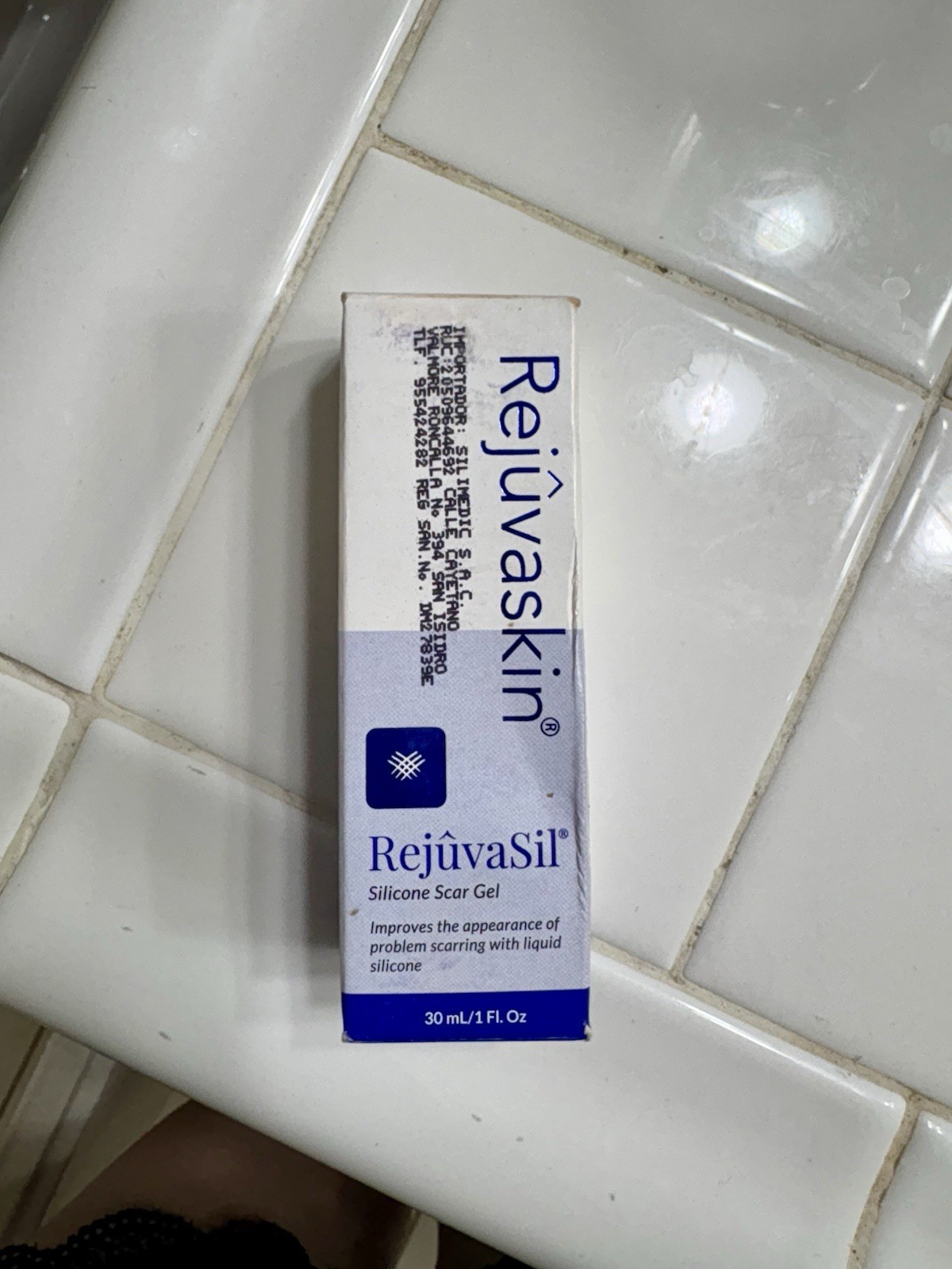 Rejuvaskin RejuvaSil Silicone Scar Gel, Scar Treatment for Surgical Scars NWB