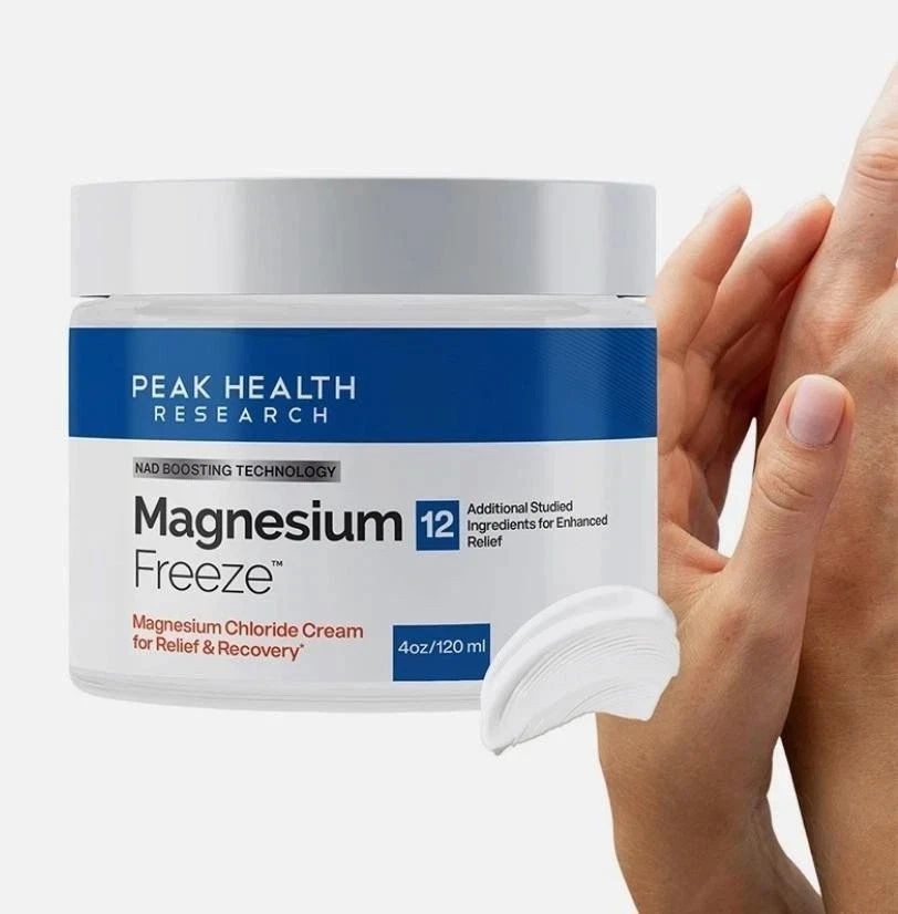 Magnesium Freeze Topical Magnesium Cream with Niacinamide For Joints Low Back US