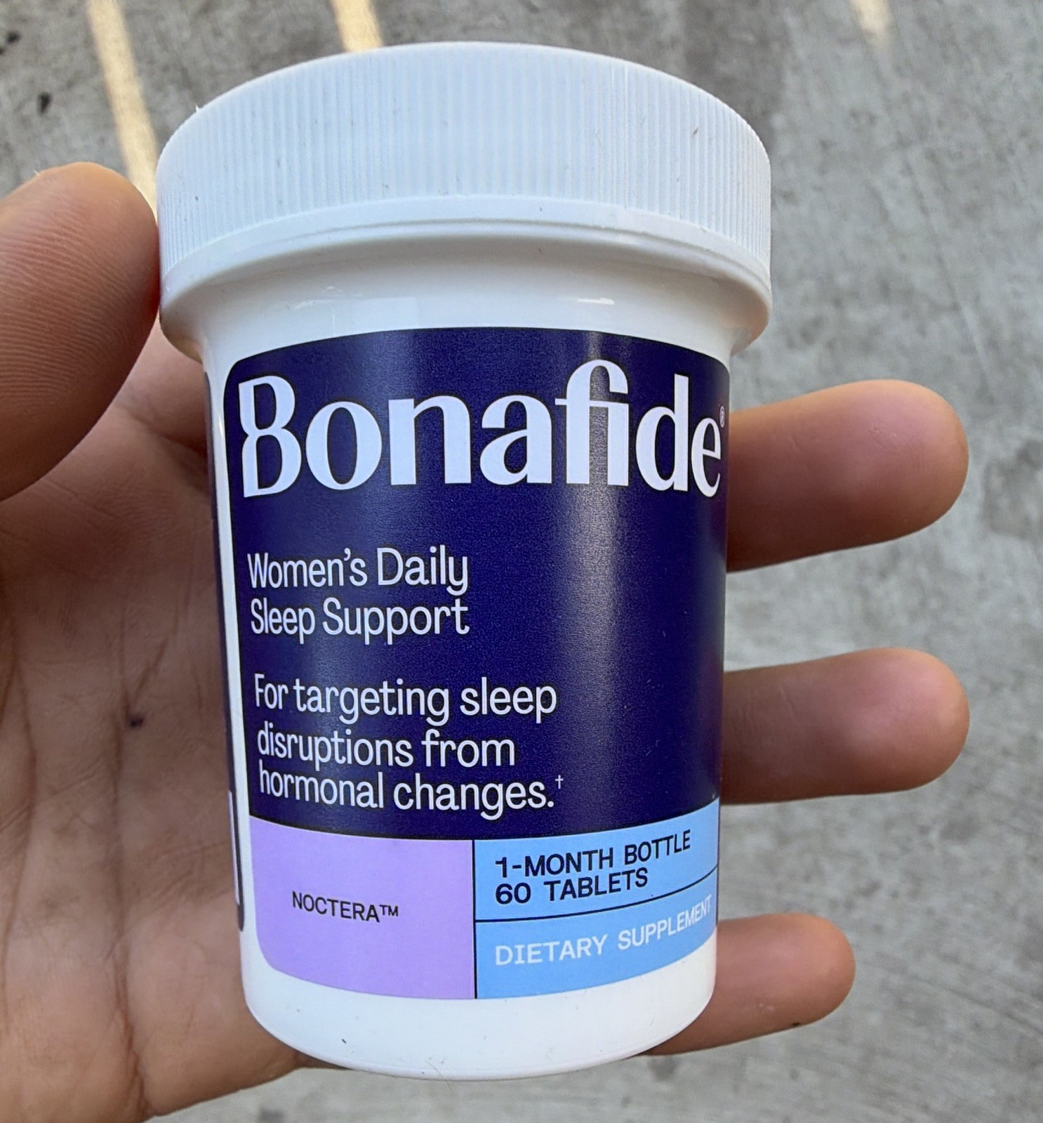 Bonafide Noctera Women’s Daily Sleep Relief Support, 1 month supply